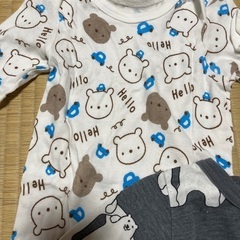 美品　男の子　80 長袖Tシャツ　ロンパースの画像
