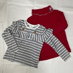 長袖トップス110センチ　2枚セット