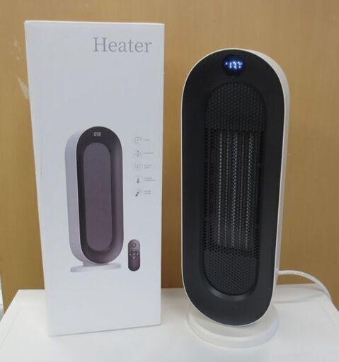 LAOGOT セラミックヒーター 首振りタイマー付 S720 ホワイト 電気ストーブ 札幌 北20条店