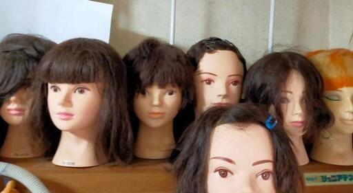美容師　カットモデル　マネキン　7体セット