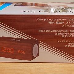 【新品】ワイヤレスチャージクロックスピーカーの画像