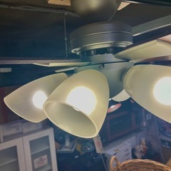 【倉庫保管中】　DAIKO/大光電機 シーリングファン リモコン付き　シーリングファンライト インテリアファンライト 薄型シーリングファンライト サーキュレーター効果 プロペラ　軽量 薄型 6灯 4枚羽根 の画像