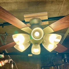 【倉庫保管中】　DAIKO/大光電機 シーリングファン リモコン付き　シーリングファンライト インテリアファンライト 薄型シーリングファンライト サーキュレーター効果 プロペラ　軽量 薄型 6灯 4枚羽根 の画像