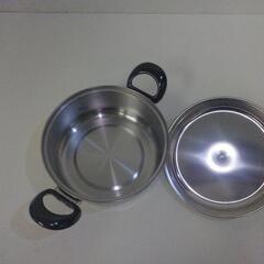 【Ko52】 ステンレス鍋 両手鍋20㎝ 丈夫でサビに強い  の画像