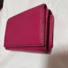 GUCCI グッチ GGマーモント 三つ折り　財布　ピンクの画像