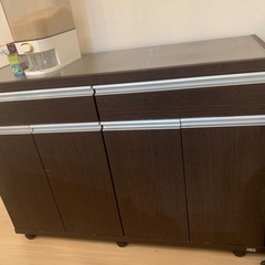 【引取り先決まりました】キッチンカウンター　キャビネット