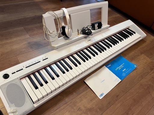 Yamaha NP-12WH 電子ピアノ ホワイト ヤマハ NP-12WH 電子キーボード 「piaggero（ピアジェーロ）」 61鍵盤