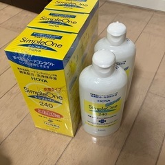 【未開封】シンプルワン　ハードコンタクトレンズ洗浄保存液の画像