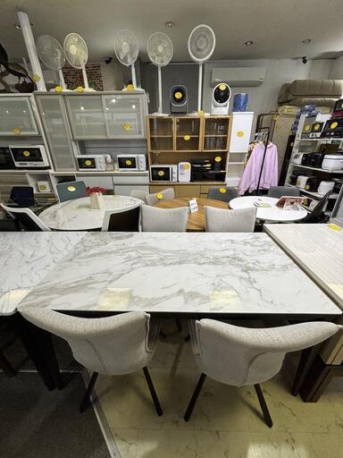 Juweel ユウィル セラミックダイニング5点セット ホワイト