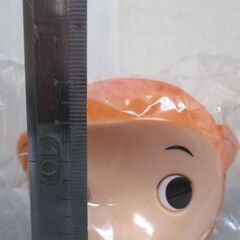 G∮113 貯金箱 八十二銀行 はちにの８ちゃん おさる 約12cm 検：昭和 レトロ アンティーク ヴィンテージ 企業物 人形 未使用 保管品の画像