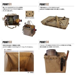 2個　WHATNOT 収納コンテナ サンド バケツ ツールボックス ワンタッチバケット アウトドア フィッシング 釣り 薪ケースの画像