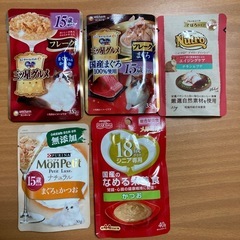 シニア向けキャットフード各種セット