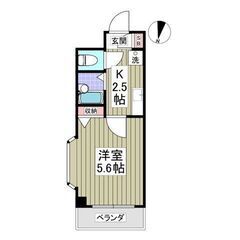 💙フリーレント1ヶ月！敷礼０！《1K》川越市♦南向き！角部屋のお...