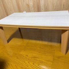 【これからの寒い季節に】天板リバーシブルこたつテーブル（こたつ布団も付けられます）の画像