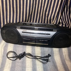 【T3】AIWA ダブルラジカセ CS-W520 97年製 中古...