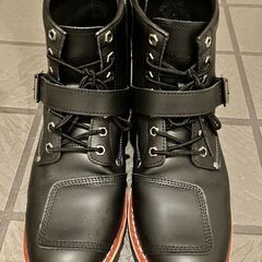 【超美品】AVIREX TIGER 本革 バイク ブーツ 黒 2...