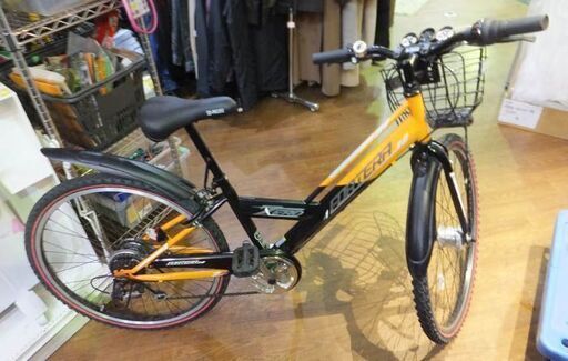 ◆FORTERA◆26インチ自転車　ロードバイク　6段変速　ジュニア　USED