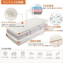 【値下げしました】IWONUマットレス（シングル）の画像