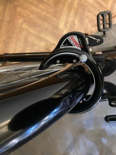 26インチ　シングルギア自転車　黒