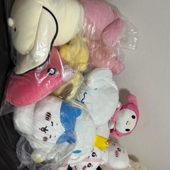 ぬいぐるみ1つ100円