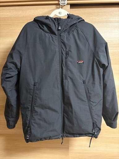 ナンガ　ダウンジャケット　焚火　タキビ