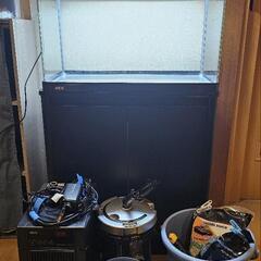 60cm水槽＋付属品(キャビネット等)