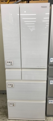 安心の1年保証付き！！　Panasonic　6ドア冷蔵庫　NR-F539HPX-W