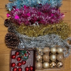 【決まりました】クリスマスツリーの飾りセット