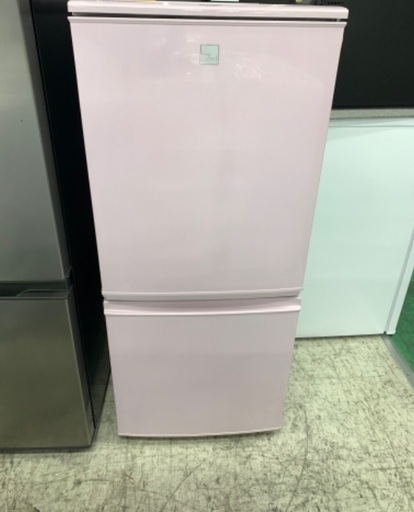 安心の６ヶ月保証付き！！　SHARP　2ドア冷蔵庫　sj-14e3-kp