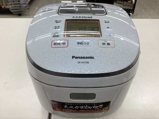 【6ヵ月保証】IH炊飯ジャー　Panasonic　SR-HX108　5.5合