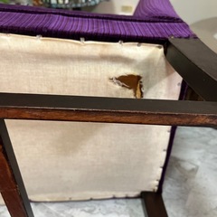 アンティーク　おしゃれな椅子　訳あり
の画像