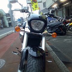 NO.5193　スズキ　ブルバード４００　水冷４サイクルＶツインエンジン　倒立フォーク　ブラックの画像