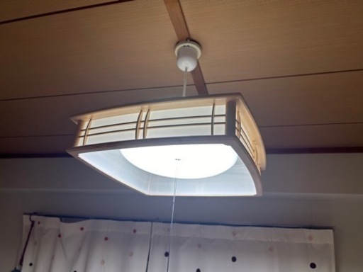 【取りに来れる方】和室用の照明