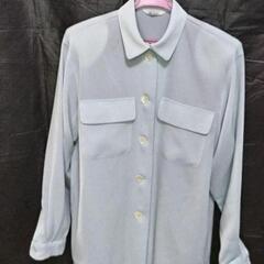 レトロ 長袖カラーシャツ