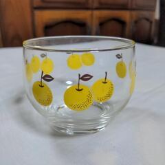 アデリア 6個セット 梨柄  グラス コップ 昭和レトロ 廃盤