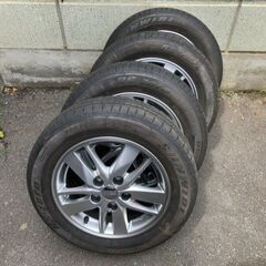 日産  純正 アルミ & タイヤ 185/65R15 