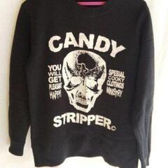 CANDY STRIPPER スカルスウェット