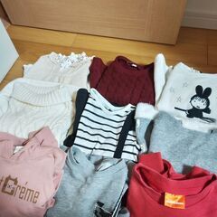 子供服　90サイズ　長袖　女の子　冬服の画像