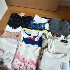 子供服　90サイズ　長袖　女の子　冬服の画像