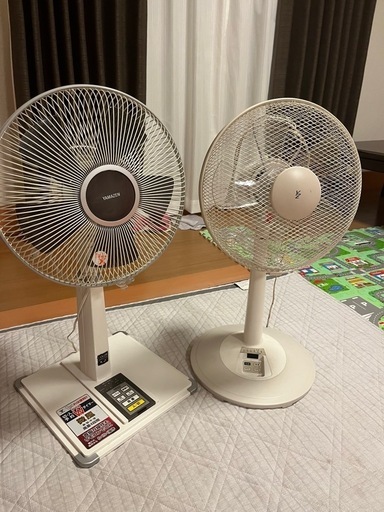 扇風機 2台（山善）