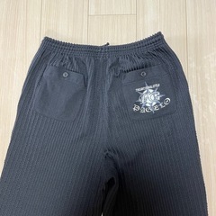 【セット商品あり】 メンズ 紳士 ズボン 長ズボン パンツ 黒 ブラックMの画像