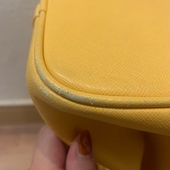 NITANI YURIE  巾着バッグ　2way イエローの画像