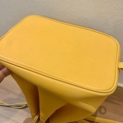 NITANI YURIE  巾着バッグ　2way イエローの画像