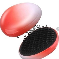 とかすだけで髪がサラサラになるヘアブラシ　デタングリングブラシ ヘアブラシ ミニ コンパクト 小 レッドアマゾン引き上げ商品　倒産品　ネット商材　卸ます　転売　アマゾン引き上げ商品　卸し　問屋　倒産品　転売OK　ネット商材　アマゾン　商品　　プレゼントの画像
