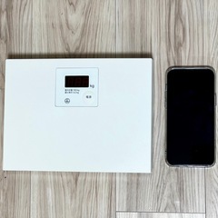 無印良品のヘルスメーター　コンパクトな体重計の画像