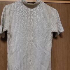 レディースシルバーTシャツ の画像