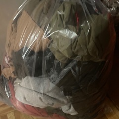 A bag full of girls' clothes