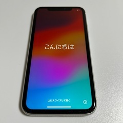  【背面割れあり】iPhone XR 128GB白の画像