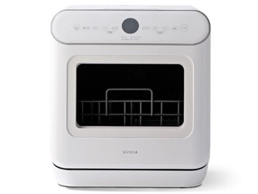 【良品】食洗機（食器洗い機）siroca ホワイト SS-MU251