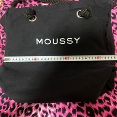 削除間近。moussy トートバッグの画像